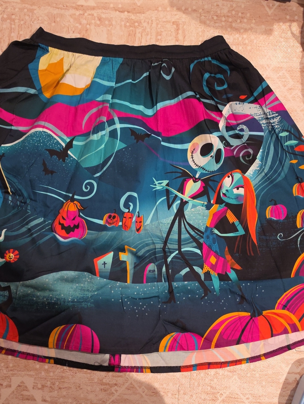 Nightmare Before Christmas Loungefly Stitch Shoppe Skirt Large